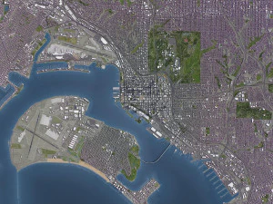 San Diego - 3D City Model 3D Model