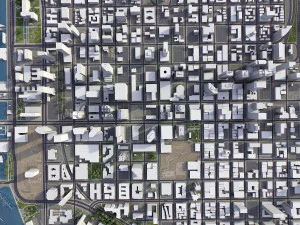 San Diego - 3D City Model 3D Model