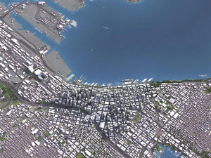 Seattle - 3D City Model 3D Model