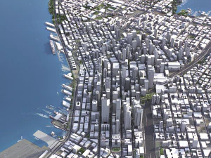 Seattle - 3D City Model 3D Model