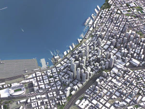Seattle - 3D City Model 3D Model