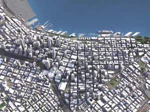 Seattle - 3D City Model 3D Model