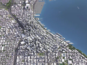 Seattle - 3D City Model 3D Model