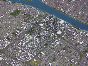 Detroit - 3D City Model 3Dモデル