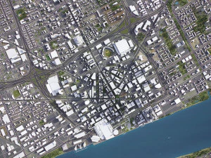 Detroit - 3D City Model 3D Model