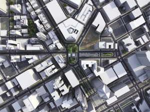 Detroit - 3D City Model 3Dモデル