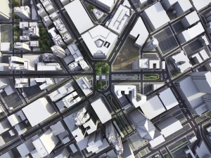 Detroit - 3D City Model 3D Model