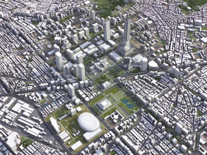 Taipei - 3D City Model 3D Model