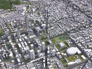 Taipei - 3D City Model 3D 模型
