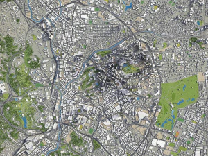 Kuala Lumpur - 3D City Model 3D Model