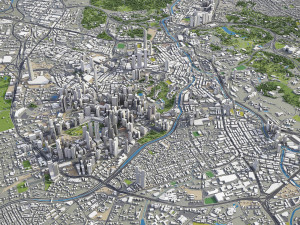 Kuala Lumpur - 3D City Model Modello 3D