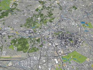 Kuala Lumpur - 3D City Model Modello 3D
