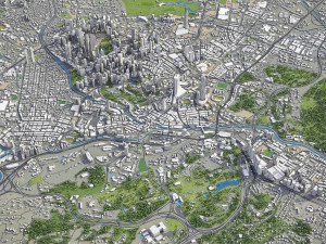 Kuala Lumpur - 3D City Model 3D Model