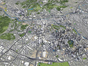 Kuala Lumpur - 3D City Model 3D Model