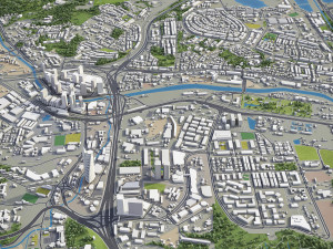 Kuala Lumpur - 3D City Model Modello 3D