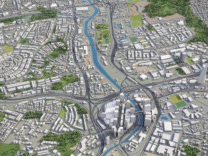Kuala Lumpur - 3D City Model Modello 3D