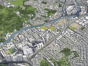 Kuala Lumpur - 3D City Model Modello 3D