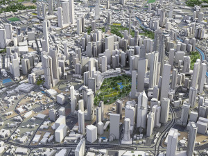 Kuala Lumpur - 3D City Model Modello 3D