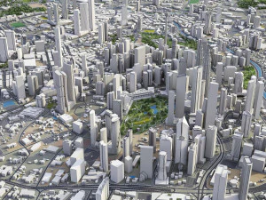 Kuala Lumpur - 3D City Model 3D Model
