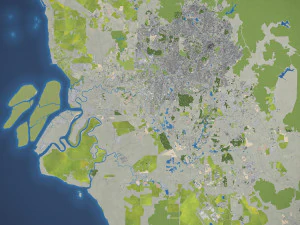 Kuala Lumpur - 3D City Model 3D Model