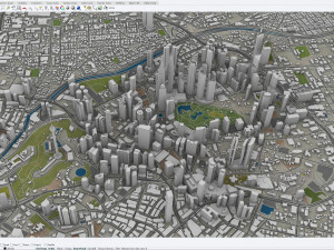 Kuala Lumpur - 3D City Model Modello 3D