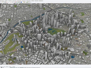 Kuala Lumpur - 3D City Model 3D Model
