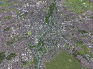 Мюнхен - 3D модель города 3D Модель