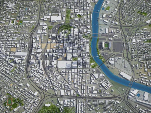 Nashville — model miasta 3D Model 3D