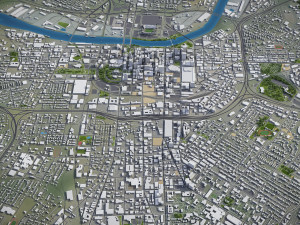 Nashville - 3D City Model 3D-Modell
