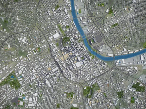 Nashville - 3D City Model 3D Model