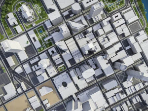 Nashville - 3D City Model 3D Model
