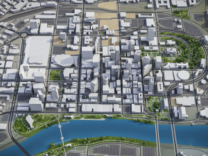 Nashville - 3D City Model 3D-Modell