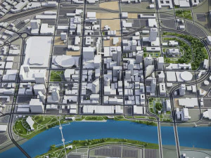 Nashville - 3D City Model 3D Model