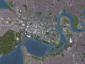 Perth - 3D City Model 3D Model