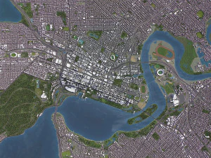 Perth - 3D City Model 3D Model