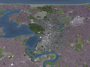 Perth - 3D City Model 3D Model