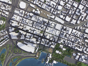 Perth - 3D City Model 3D Model