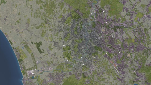 Rome - 3D City Model Model 3D .c4d .max .obj .3ds .fbx .stl .blend