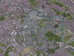 Rome - 3D City Model Model 3D