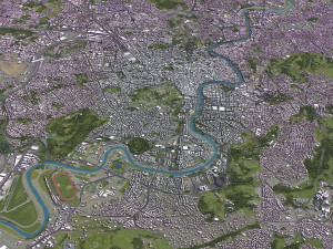 Rome - 3D City Model Model 3D