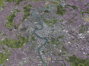 Rome - 3D City Model Model 3D