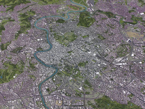 Rome - 3D City Model Model 3D