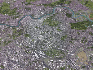 Rome - 3D City Model Model 3D