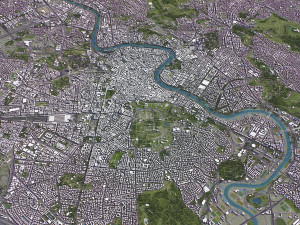 Rome - 3D City Model Model 3D