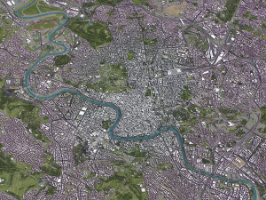 Rome - 3D City Model Model 3D