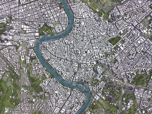 Rome - 3D City Model Model 3D