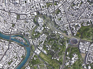 Rome - 3D City Model Model 3D