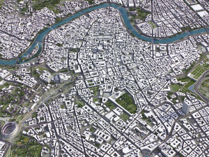 Rome - 3D City Model Model 3D