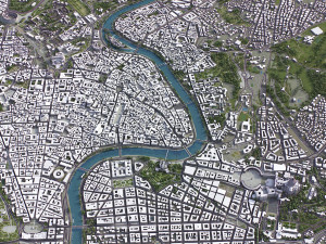 Rome - 3D City Model Model 3D