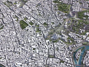 Rome - 3D City Model Model 3D